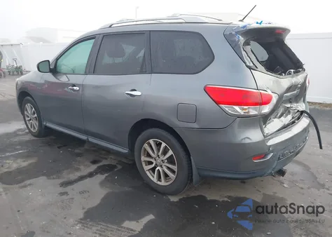 2015 Nissan Pathfinder S from USA, damaged, VIN 5N1AR2MM9FC696198